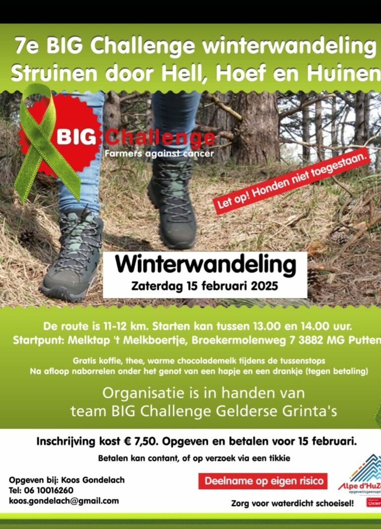 Flyer winterwandeling